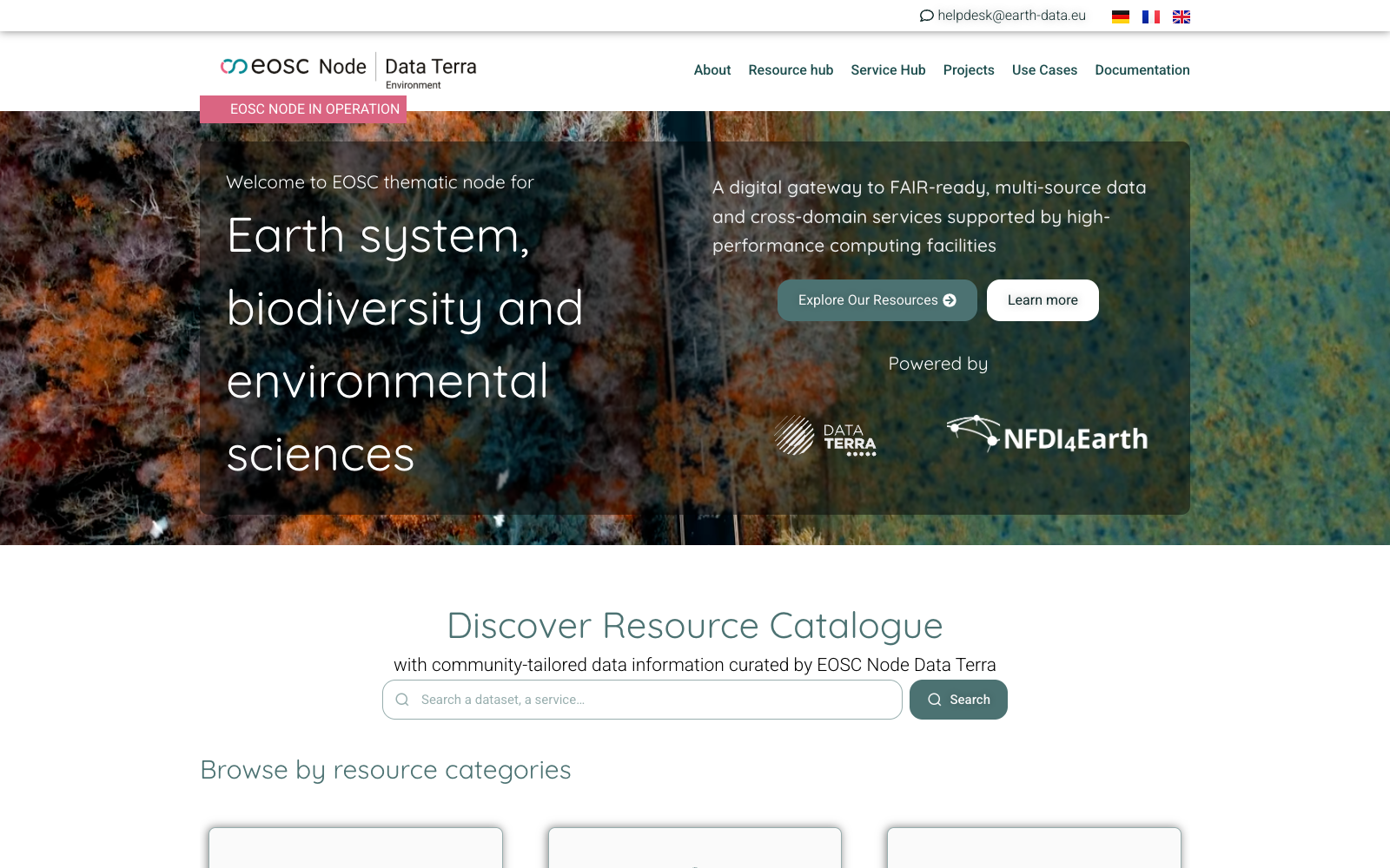 The EOSC environmental node