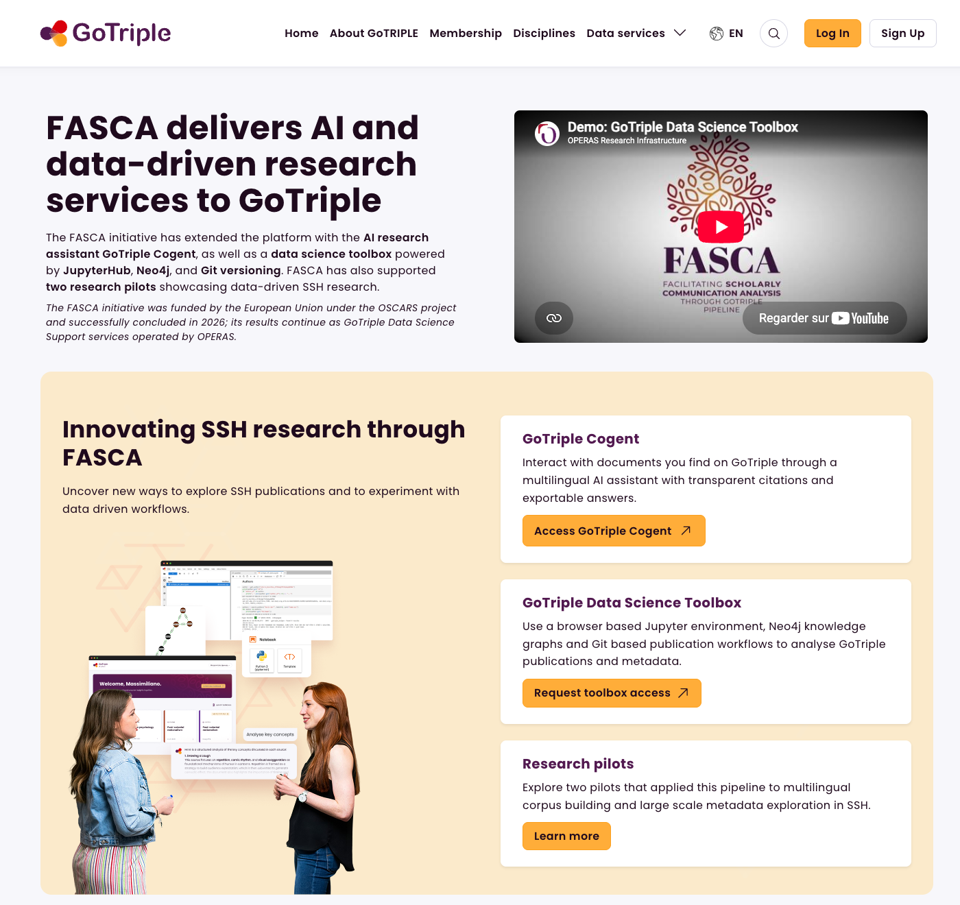Research powered by data and AI